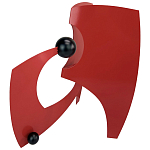 Декоративная статуэтка Abstract Figure Two Spheres Red Figurine варинант исполнения - 1 | Loft Concept в Ростове-на-Дону