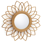 Зеркало из ротанга в форме цветка WICKER MIRROR 65  варинант исполнения - 1 | Loft Concept в Ростове-на-Дону