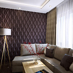 Гипсовая 3D Панель M-102 варинант исполнения - 1 | Loft Concept в Ростове-на-Дону