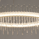 Люстра круглая с прозрачными стеклянными трубками 51 см Nembus варинант исполнения - 5 | Loft Concept в Ростове-на-Дону