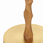 Торшер с цилиндрическим тканевым абажуром на каркасе волнистой формы Rotation варинант исполнения - 2 | Loft Concept в Ростове-на-Дону