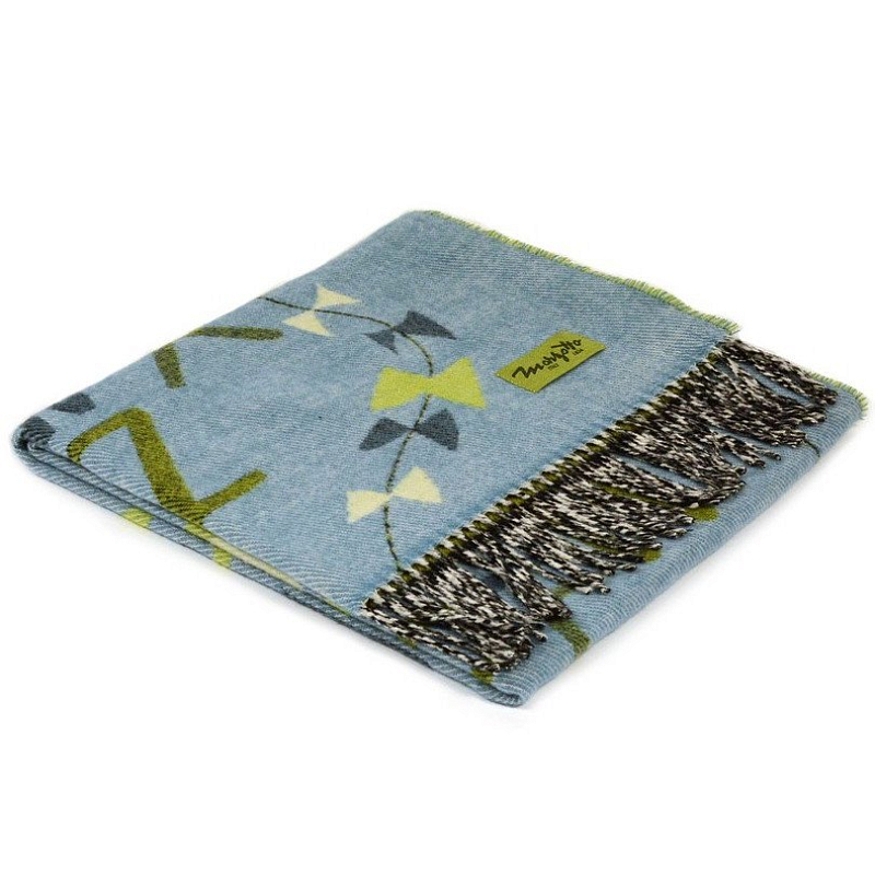 Плед ALP 2 Marzotto Серо-голубой в Ростове-на-Дону | Loft Concept 