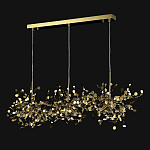 Люстра подвесная из трех частей с металлическими круглыми элементами Terzani Argent варинант исполнения - 4 | Loft Concept в Ростове-на-Дону