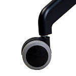 Стул с мягкой бежевой обивкой из велюра и подъемно-поворотным механизмом на черных колесиках Harper Beige варинант исполнения - 6 | Loft Concept в Ростове-на-Дону