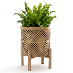 Кашпо на ножках из бамбука Bamboo Decor варинант исполнения - 8 | Loft Concept в Ростове-на-Дону