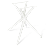 Стол обеденный с круглой столешницей из керамики на четырех белых ножках Sand Ceramics варинант исполнения - 5 | Loft Concept в Ростове-на-Дону