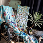 Постер на холсте в стиле шинуазри Playing Weiqi in the Peach Orchard Poster варинант исполнения - 2 | Loft Concept в Ростове-на-Дону