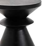 Черный приставной столик из массива AMORPHOUS варинант исполнения - 2 | Loft Concept в Ростове-на-Дону