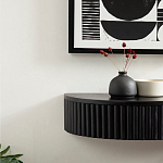 Прикроватный подвесной столик с ящиком черный Bedside Hanging Table варинант исполнения - 5 | Loft Concept в Ростове-на-Дону