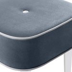 Квадратный мягкий пуф на белых ножках Winton Pouf Square варинант исполнения - 18 | Loft Concept в Ростове-на-Дону