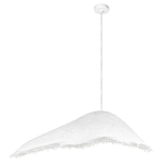 Подвесной светильник с асимметричным волнообразным абажуром и фактурной бахромой по краю Tactile Line варинант исполнения - 12 | Loft Concept в Ростове-на-Дону