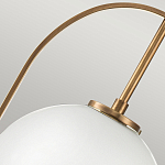 Подвесной светильник с белым плафоном в форме шара в арочной подвеске Hinkley варинант исполнения - 17 | Loft Concept в Ростове-на-Дону