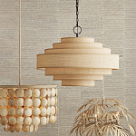 Люстра с каскадом из круглых декоративных элементов Texture Discs варинант исполнения - 4 | Loft Concept в Ростове-на-Дону