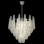 Люстра с подвесками из рифленного стекла в форме капель Textured Glass Chandelier варинант исполнения - 16 | Loft Concept в Ростове-на-Дону