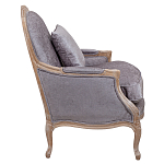 Кресло Ava Classical Armchair brown and grey velour варинант исполнения - 2 | Loft Concept в Ростове-на-Дону