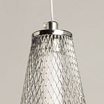 Люстра круглая каскадня с 5-ю плафонами из металлической сетки Mesh Lampshade Lighting варинант исполнения - 9 | Loft Concept в Ростове-на-Дону