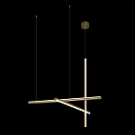 Люстра с 3-мя  пересекающимися цилиндрическими плафонами на тонких тросах Trumpet tube варинант исполнения - 3 | Loft Concept в Ростове-на-Дону