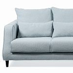 Диван Seldon с мягкими подушками голубое букле варинант исполнения - 4 | Loft Concept в Ростове-на-Дону
