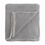 Плед из хлопка серого цвета Waffle Comfort варинант исполнения - 1 | Loft Concept в Ростове-на-Дону