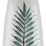 Настольная лампа овальная с тропическим принтом Stylized Aalm Leaves Motif варинант исполнения - 1 | Loft Concept в Ростове-на-Дону