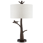 Настольная лампа с корпусом в виде ствола дерева с насекомым Twiglly варинант исполнения - 4 | Loft Concept в Ростове-на-Дону