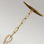 Люстра дизайнерская золотого цвета с 6-ю лампами на изогнутых рожках с текстурной поверхностью Hinkley варинант исполнения - 3 | Loft Concept в Ростове-на-Дону