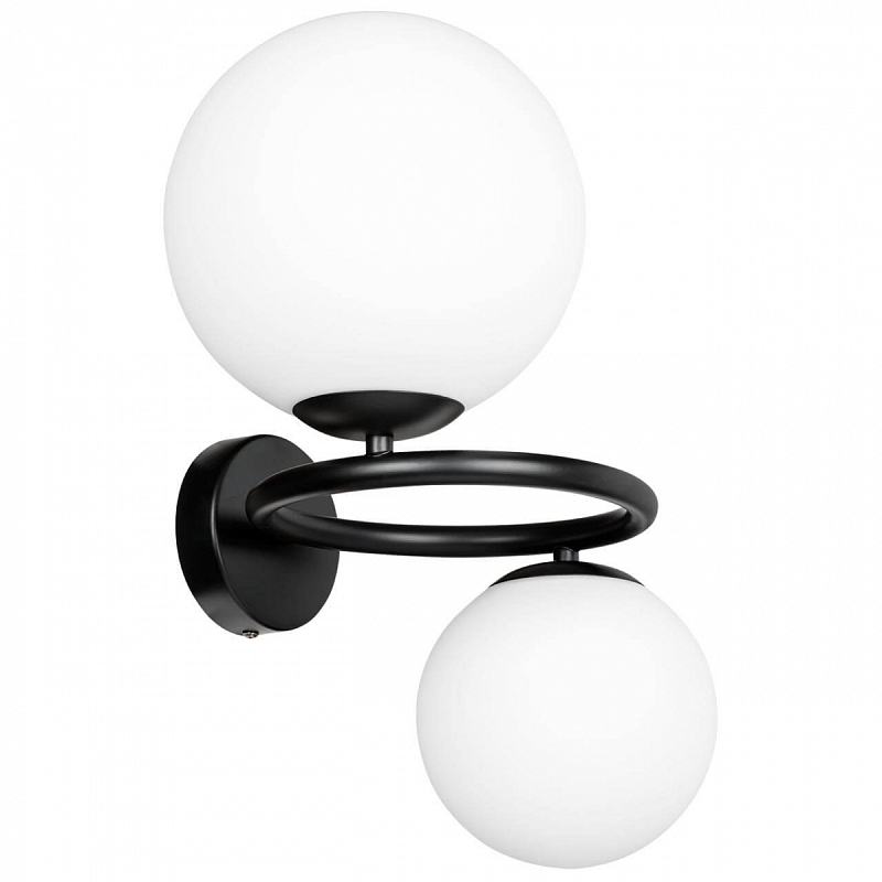  Bubbles on Ring Sconces Black    -- | Loft Concept 