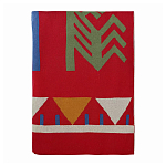 Плед хлопковый по мотивам чувашских орнаментов Ural and Siberian Patterns варинант исполнения - 5 | Loft Concept в Ростове-на-Дону