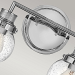 Бра для ванных комнат с прозрачным шарообразным плафоном из стекла с пузырьками на круглом основании Hinkley варинант исполнения - 20 | Loft Concept в Ростове-на-Дону