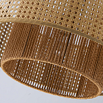 Подвесной светильник с абажуром из плтеного бамбука Light Inside the Cell варинант исполнения - 9 | Loft Concept в Ростове-на-Дону