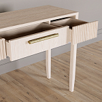 Элегантная Консоль Primo с выдвижным ящиком Светлый дуб варинант исполнения - 4 | Loft Concept в Ростове-на-Дону