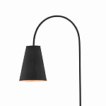 Торшер с изогнутым корпусом на бетонном основании Black Portland варинант исполнения - 1 | Loft Concept в Ростове-на-Дону