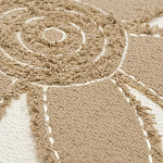 Подушка с цветочным принтом и кисточками Blooming Elegance Harper варинант исполнения - 2 | Loft Concept в Ростове-на-Дону