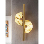 Бра  с фигурным мраморным рассеивателем Spiral of Warm Light варинант исполнения - 6 | Loft Concept в Ростове-на-Дону