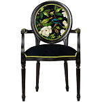 Стул с подлокотниками из бука с изображением птицы и цветов Blooming Birds варинант исполнения - 1 | Loft Concept в Ростове-на-Дону