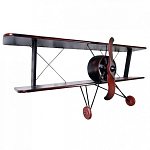 Полка книжная в виде аэроплана в стиле лофт FLY варинант исполнения - 1 | Loft Concept в Ростове-на-Дону