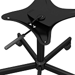 Стул с мягкой обивкой из велюра и подъемно-поворотным механизмом на колесиках Mason Green and Yellow варинант исполнения - 6 | Loft Concept в Ростове-на-Дону