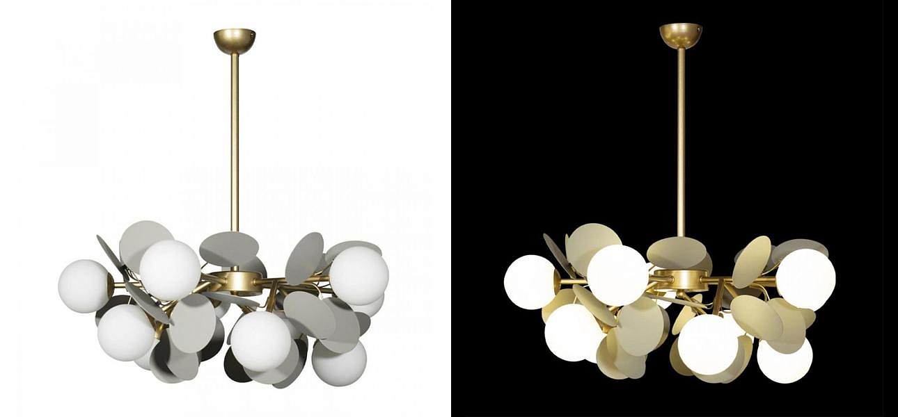 Люстра MATISSE Chandelier Gray 10 ламп Люстра MATISSE Chandelier Gray 10 ламп - Loft-Concept в Ростове-на-Дону