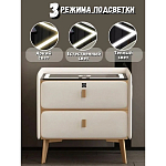 Умная прикроватная тумбочка c зарядкой для телефона Nightstand Smart варинант исполнения - 2 | Loft Concept в Ростове-на-Дону