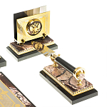 Настольный письменный набор из яшмы Manager Organizer варинант исполнения - 6 | Loft Concept в Ростове-на-Дону