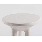 Дизайнерский журнальный стол белый на 3-х ножках в виде ступней African table варинант исполнения - 1 | Loft Concept в Ростове-на-Дону