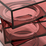 Стол журнальный в форме кубов Acrylic Furniture Lumina Crimson Clarity варинант исполнения - 4 | Loft Concept в Ростове-на-Дону