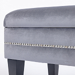 Мягкая банкетка с зоной для хранения Casket Grey варинант исполнения - 3 | Loft Concept в Ростове-на-Дону