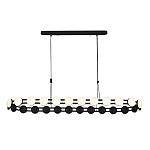 Люстра овальная с круглыми светодиодными источниками света Maxine Light варинант исполнения - 10 | Loft Concept в Ростове-на-Дону