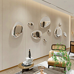 Абстрактная скульптура на стену в виде капли воды Water Outline варинант исполнения - 3 | Loft Concept в Ростове-на-Дону