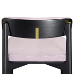 Барный стул из массива ясеня с обивкой из рогожки Elegant Ash Shape варинант исполнения - 4 | Loft Concept в Ростове-на-Дону