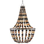 Люстра каплевидной формы с подвесками в виде декоративных бусин Flat Beads варинант исполнения - 2 | Loft Concept в Ростове-на-Дону