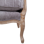 Кресло Ava Classical Armchair brown and grey velour варинант исполнения - 6 | Loft Concept в Ростове-на-Дону