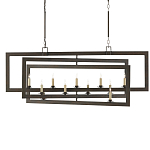 Люстра из пересекающихся прямоугольных элементов Intersecting Rectangles варинант исполнения - 2 | Loft Concept в Ростове-на-Дону