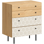 Комод с принтом на ящиках Elise Chest of Drawers варинант исполнения - 9 | Loft Concept в Ростове-на-Дону